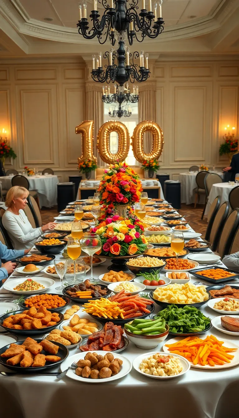 Use a ‘100 Years of Favorites’ Theme for Food and Drinks