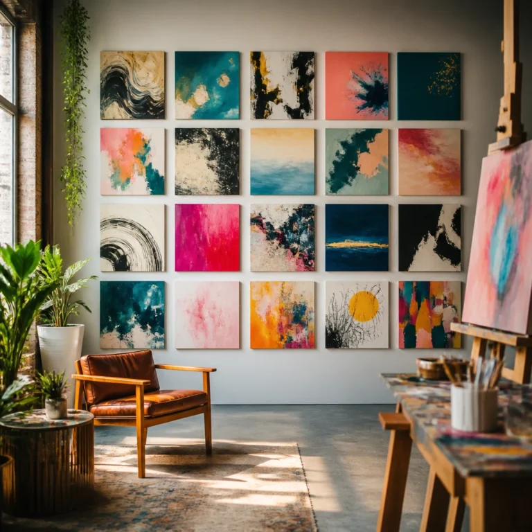 20 DIY Abstract Canvas Art Ideas for 2026