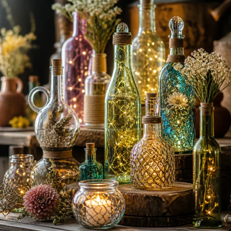 22 DIY Glass Bottle Crafts Ideas for 2026