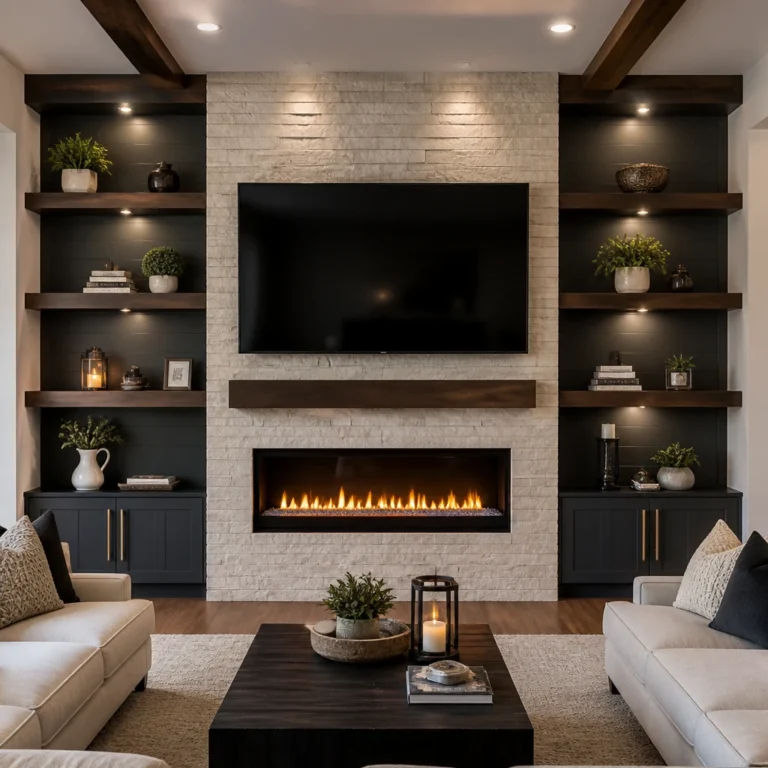 25 DIY Fireplace TV Wall Ideas for 2026