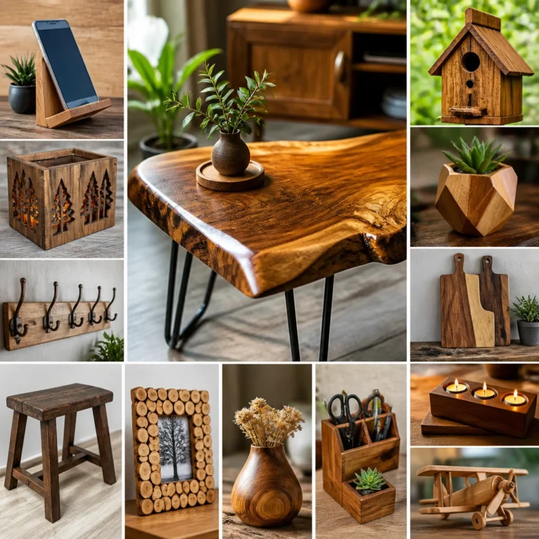 25 Wood Crafts DIY Ideas for 2026