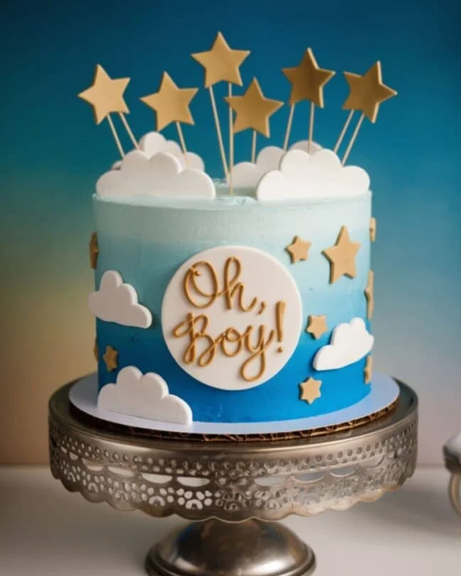 10 Inspiring Baby Shower Cakes for Boys